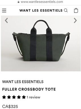 WANT Les Essentiels Black Duffel Crossbody Bag FULLER